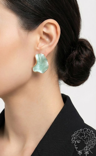 گوشواره استیل اوپال