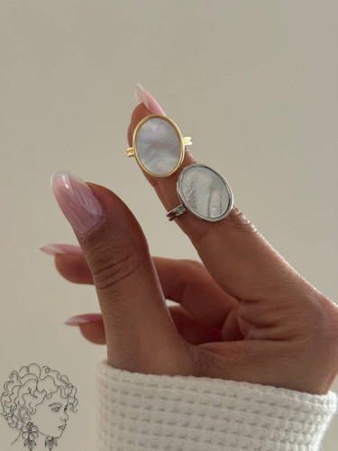 انگشتر صدفی