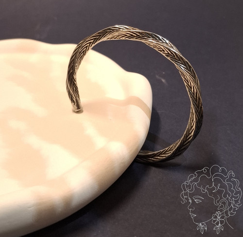 بنگل بافت سیاه قلم مردانه