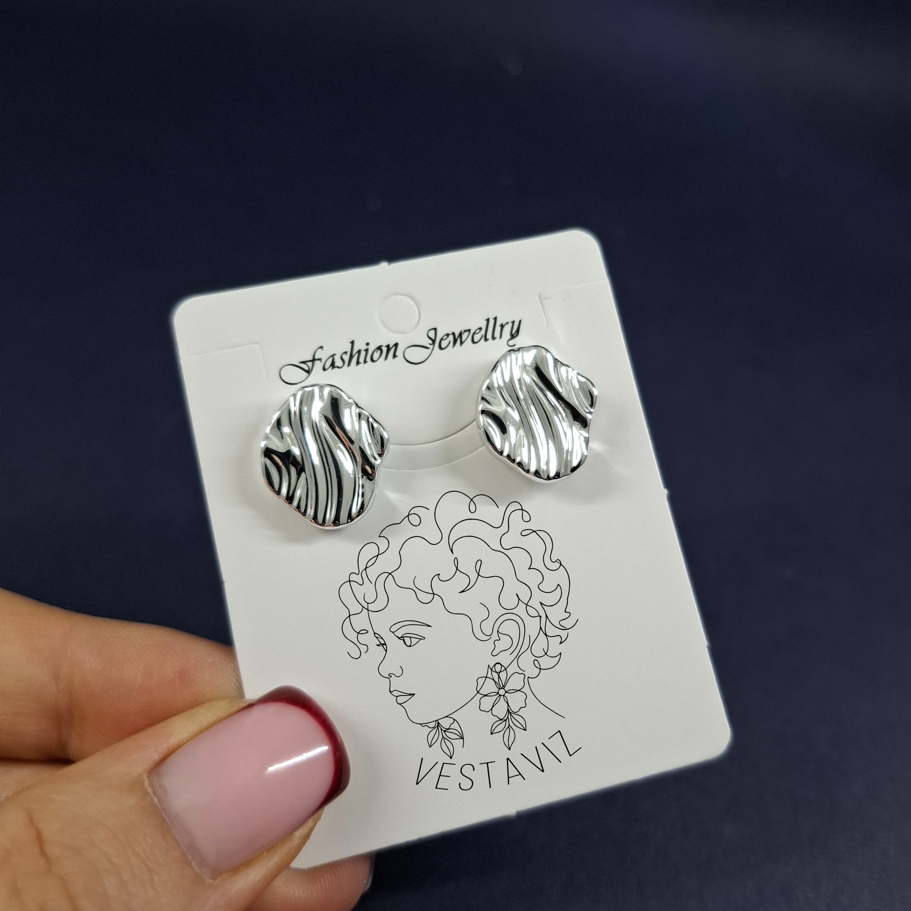 گوشواره دایره ای مینیمال